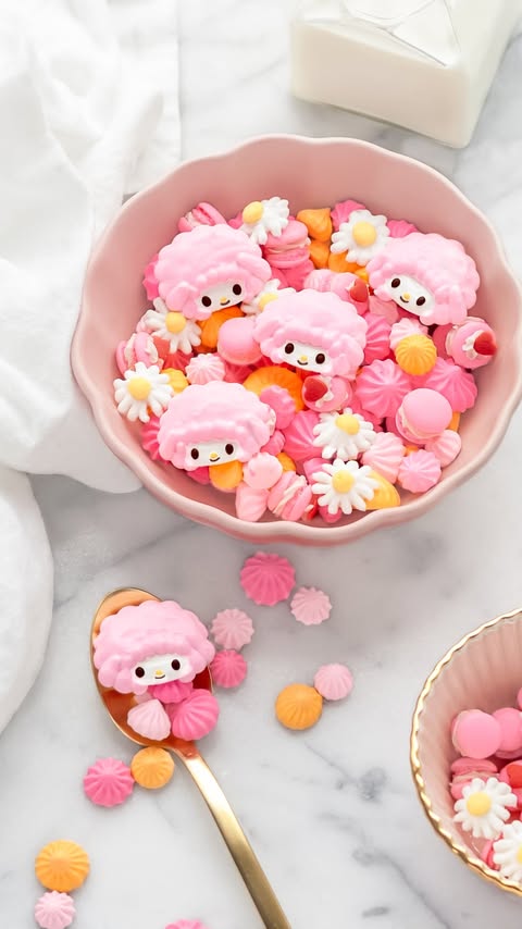 Instagram post by @luxeandthelady for Sanrio. Caption reads: [...] snack, or a sweet, tiny @Sanrio-inspired....