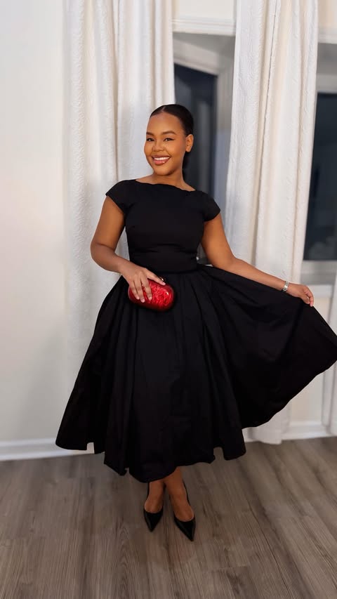 Instagram post by @mitsuka.noel for Poet Dresses. Caption reads: [...] never looked so effortless. Click the Poet....
