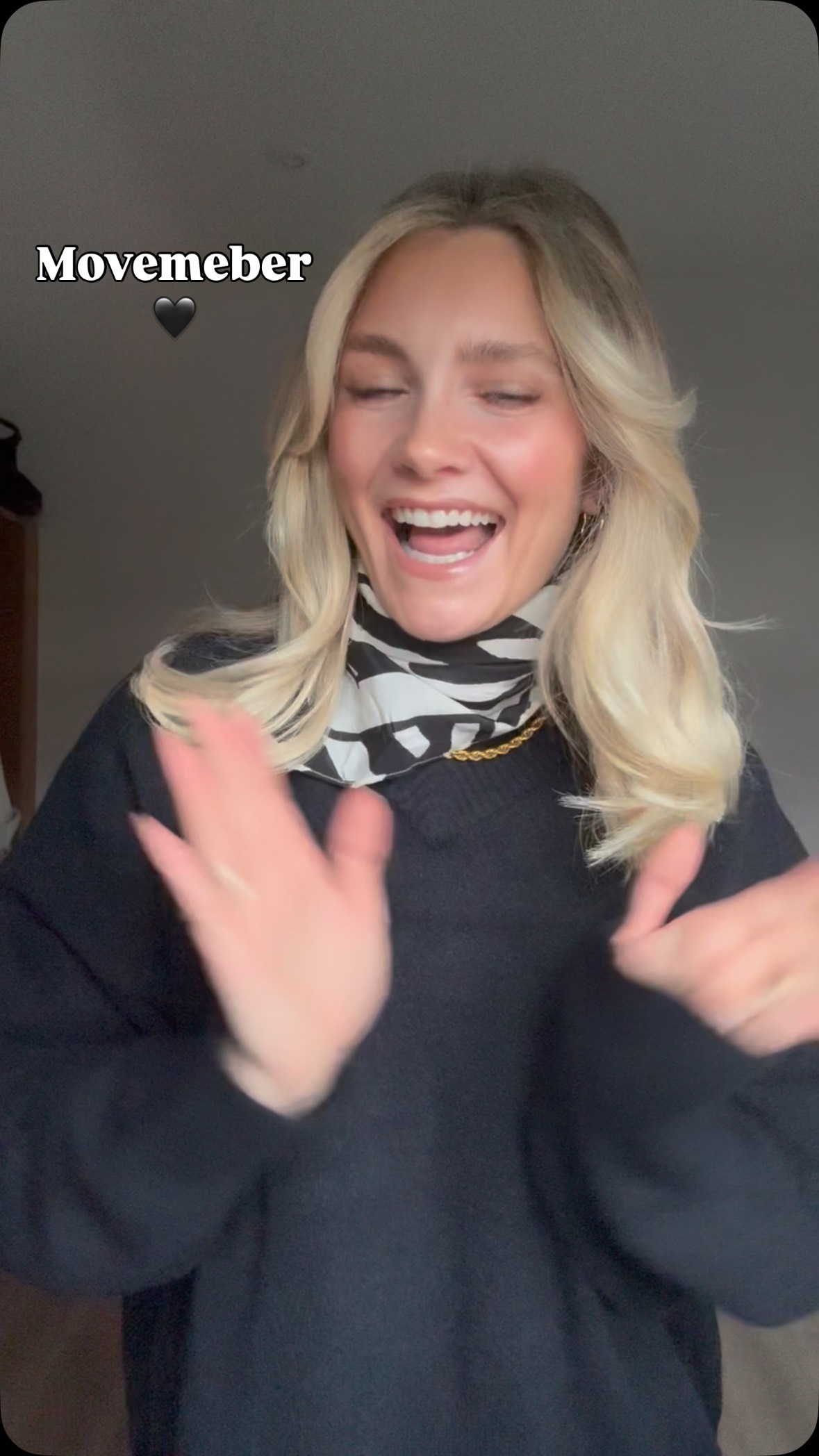 Instagram post by @niamhcullenx for Movember. Caption reads: Movember’s more than a moustache 🖤 it’s a....