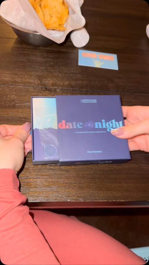 Instagram post by @chandlerandalexis for The Adventure Challenge. Caption reads: [...] code ✨ALEXIS✨ for 30% off!! #ad....