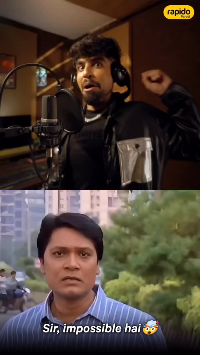 Instagram post by @funnybr0 for Rapido. Caption reads: Impossible is nothing 💪🏻

In your first ride use....