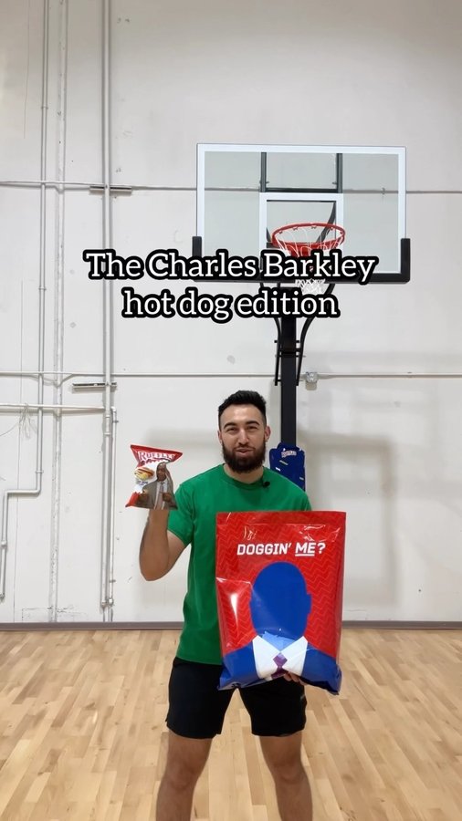 Instagram post by @r2bball for Ruffles. Caption reads: #ad Be sure to tune into the @ruffles All-Star....