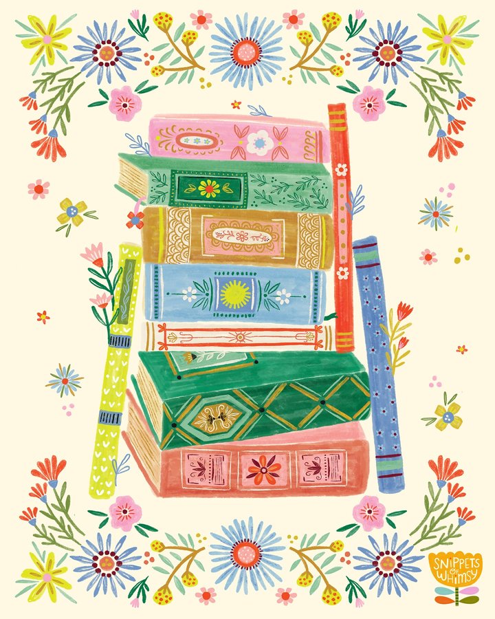 Instagram post by @snippetsofwhimsy for Opposite Wall. Caption reads: 📚What’s on your Summer reading list? 📚
-
I just....