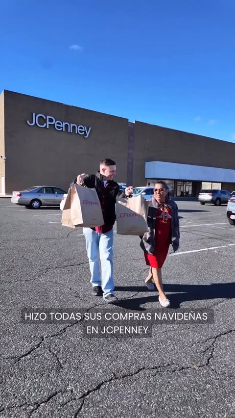 Instagram post by @barillafamily for JCPenney. Caption reads: [...] year 😅🧳 So we took her straight to....