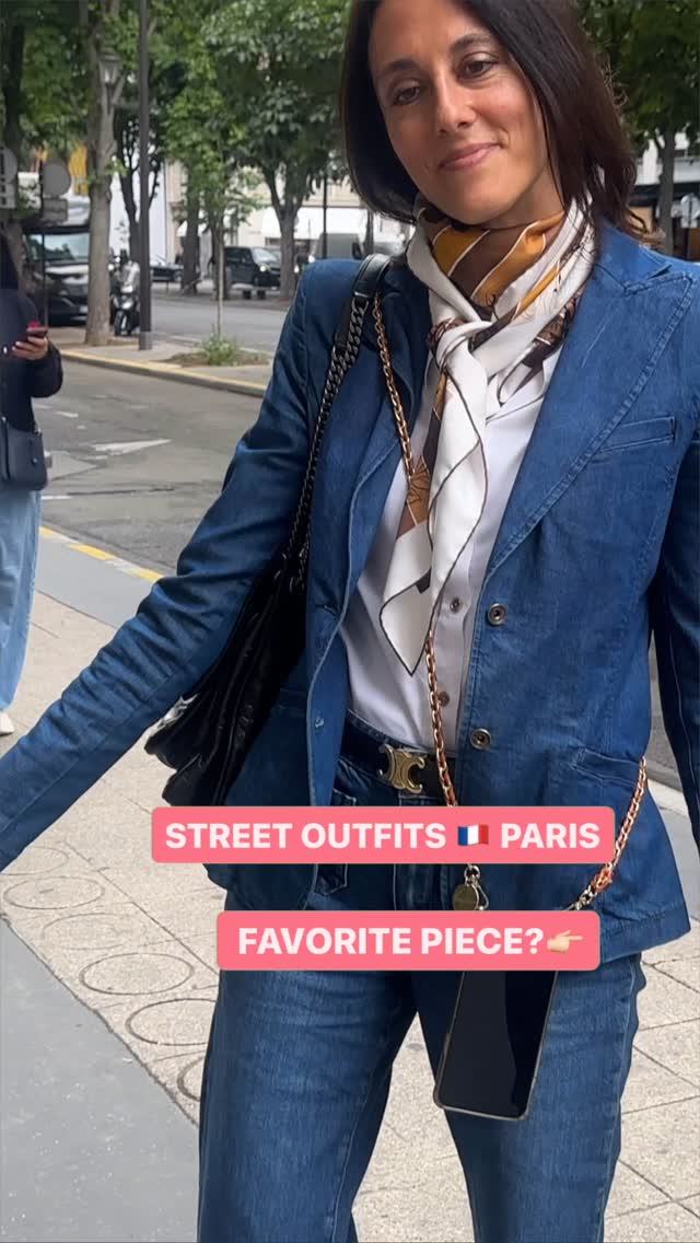 Instagram post by @dvdoublevanilla for Paige. Caption reads: Paris Street Style #StreetStyle #StreetFashion ....