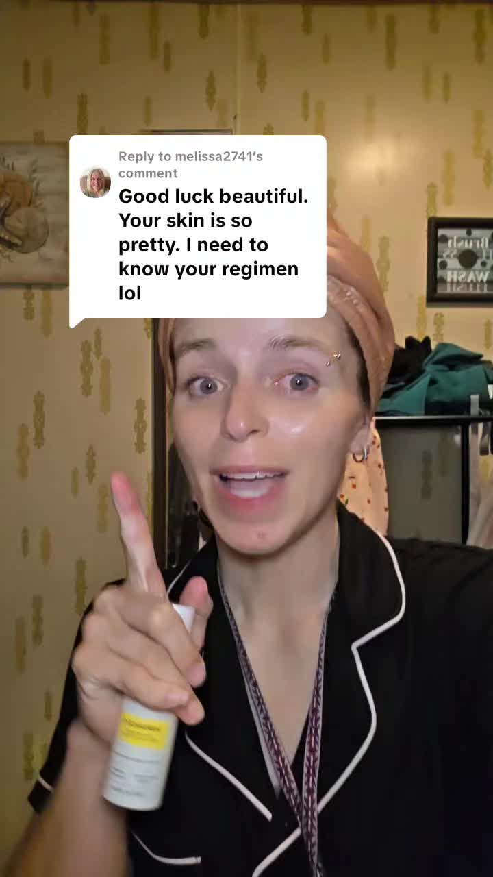 TikTok post by @ashnichole131617 for CLEARSTEM Skincare. Caption reads: Replying to @melissa2741 @CLEARSTEM Skincare @AO2....