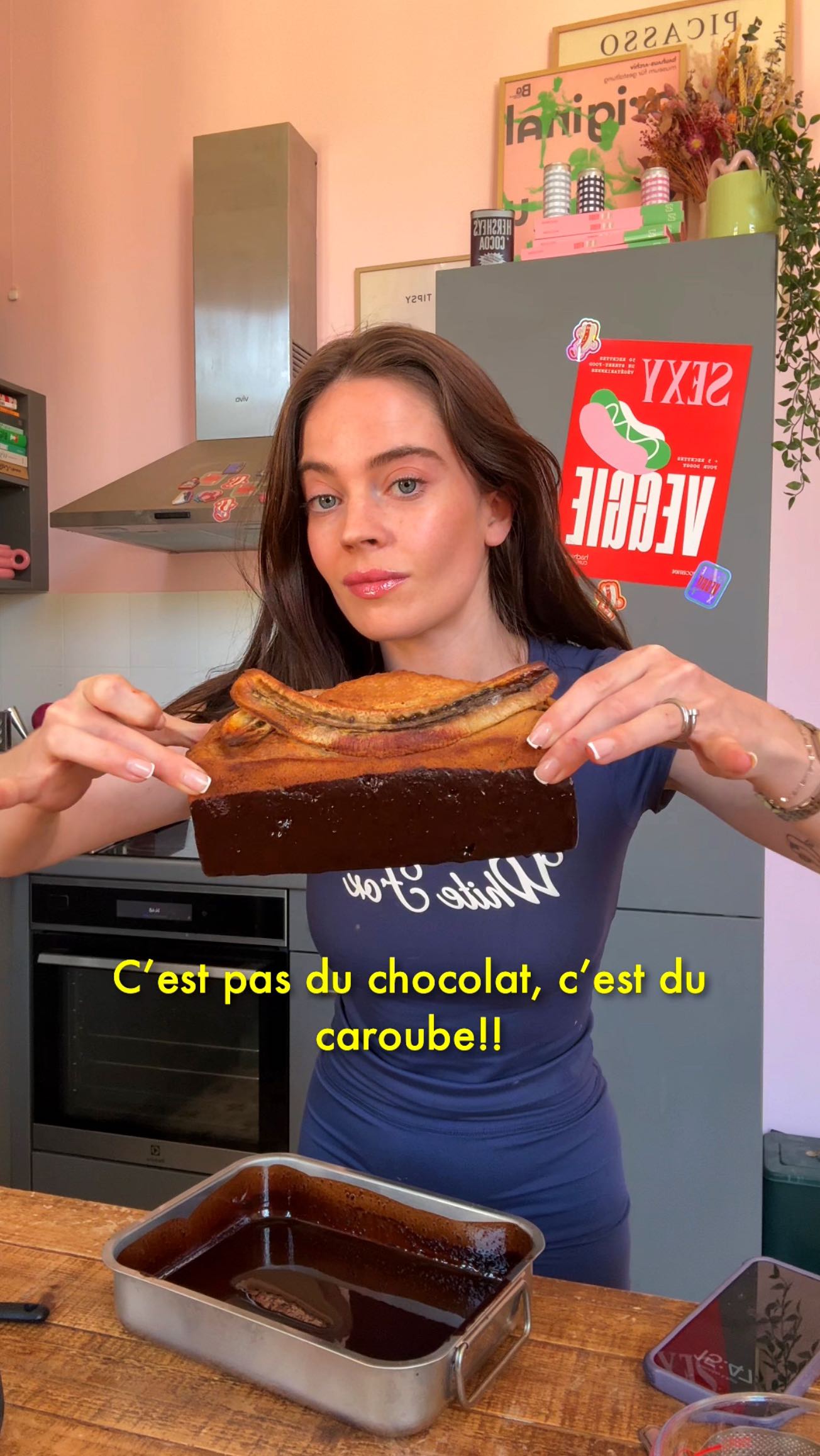 Instagram post by @laurajaneemerson for Koro France. Caption reads: BANANA BREAD, doggy style 🍌🐶 

Commentez....