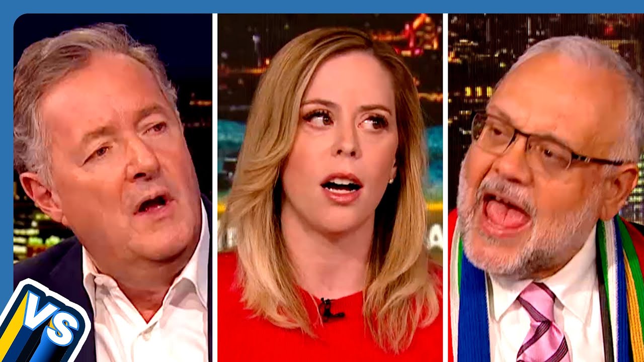 YouTube post by @PiersMorganUncensored for OneSkin. Caption reads: "LYING To My FACE!" Israel Accused of 'Cleansing'....