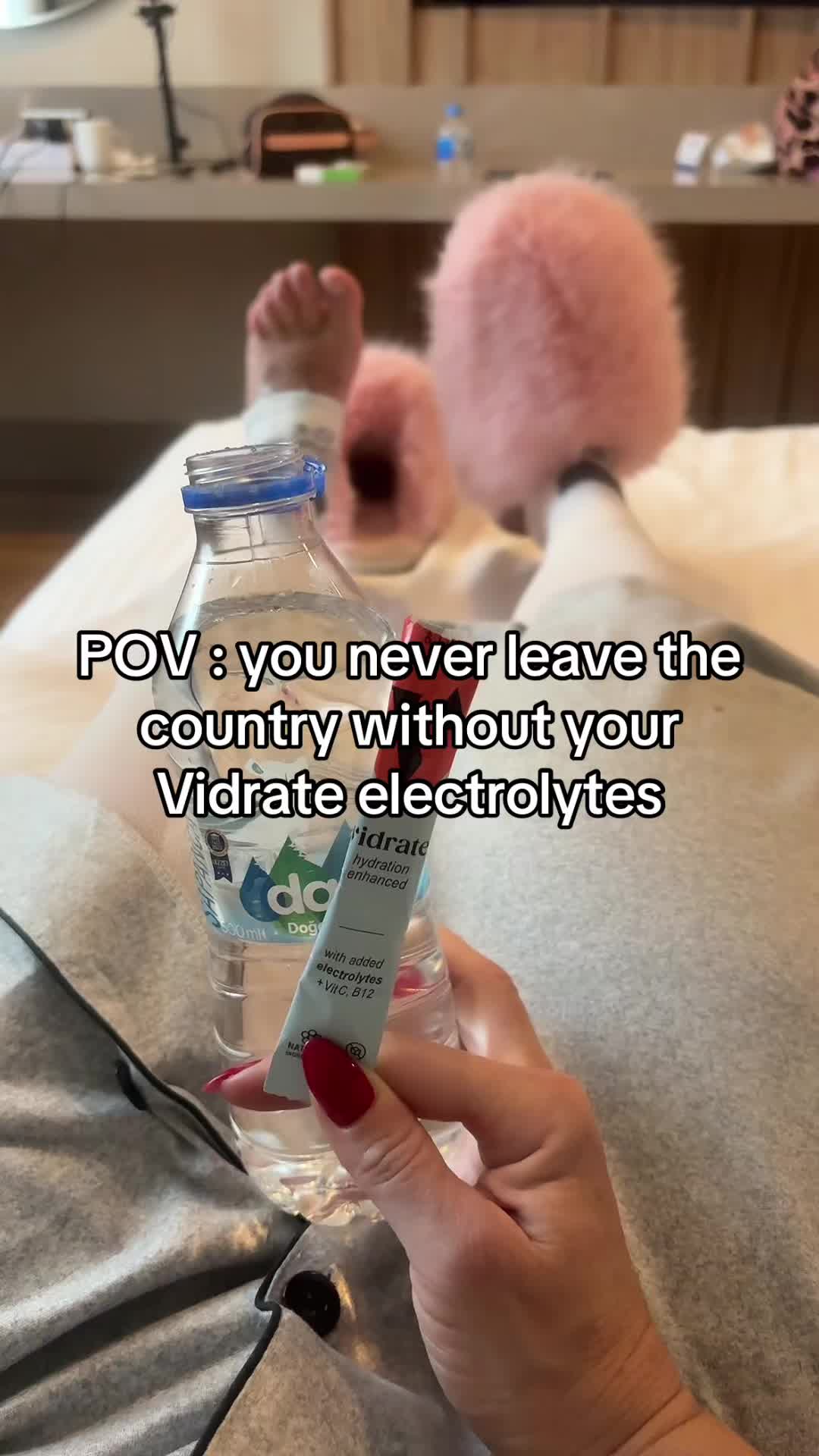 TikTok post by @danielle_boujee for ViDrate. Caption reads: [...] the goodness in me after surgery with....