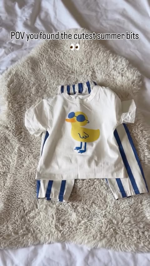Instagram post by @lifewiththematherfamily for Miniolie. Caption reads: [...] these adorable summer pieces from....