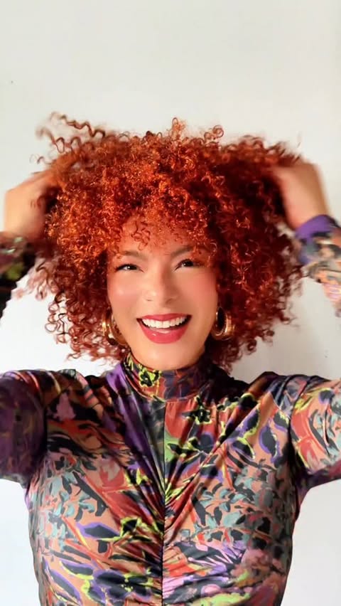 Instagram post by @travelingwithjessica for DevaCurl. Caption reads: Tried @devacurl’s Quench’N Define Gel for the....