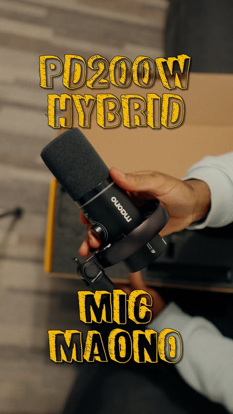 Instagram post by @malachikent_ for MAONO. Caption reads: I always get gifted the best things!....