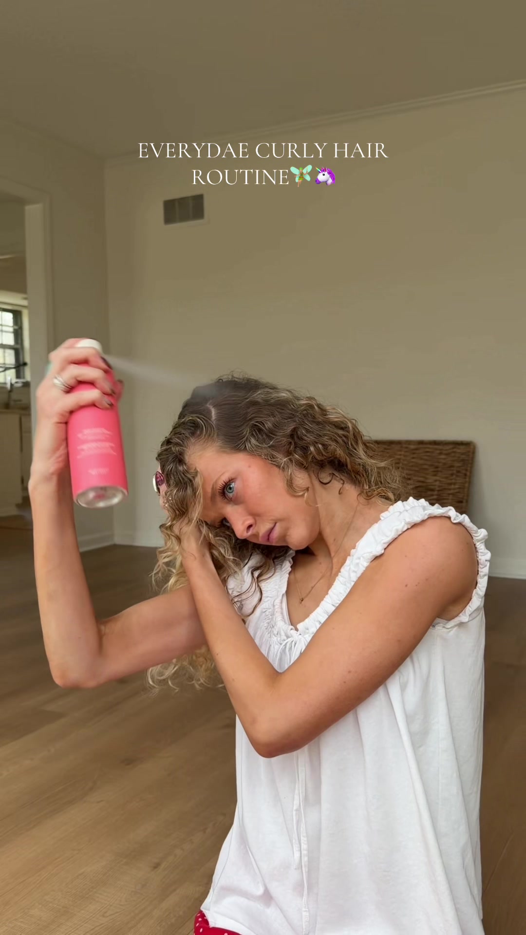 TikTok post by @ally.put for Dae Hair. Caption reads: [...] #curlyhairstyles #curls #curly @Dae Hair.