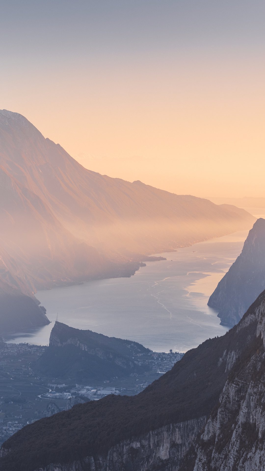 Instagram post by @gardatrentino for Visit Trentino. Caption reads: 360° Views Above Trentino’s Comano Valley This....