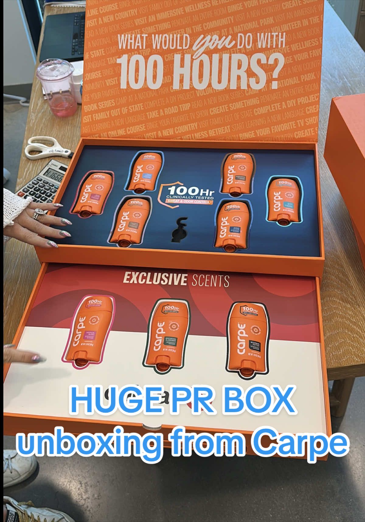 TikTok post by @_the_mary_berry for Carpe. Caption reads: [...] me and I can’t wait to try these deos!!!....