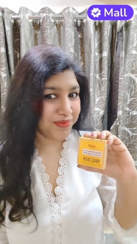 Instagram post by @miinu84321 for GHAR SOAPS. Caption reads: 🧼 Ghar Soaps Magic Soap — Clean & Fresh....