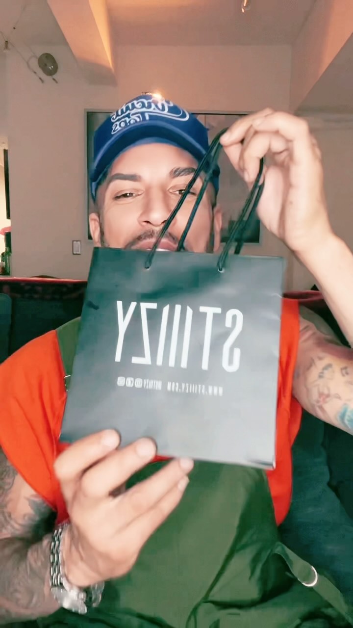 Instagram post by @msilas23 for STIIIZY. Caption reads: It’s finally here! My #RollingLoud2024 goodie bag!....