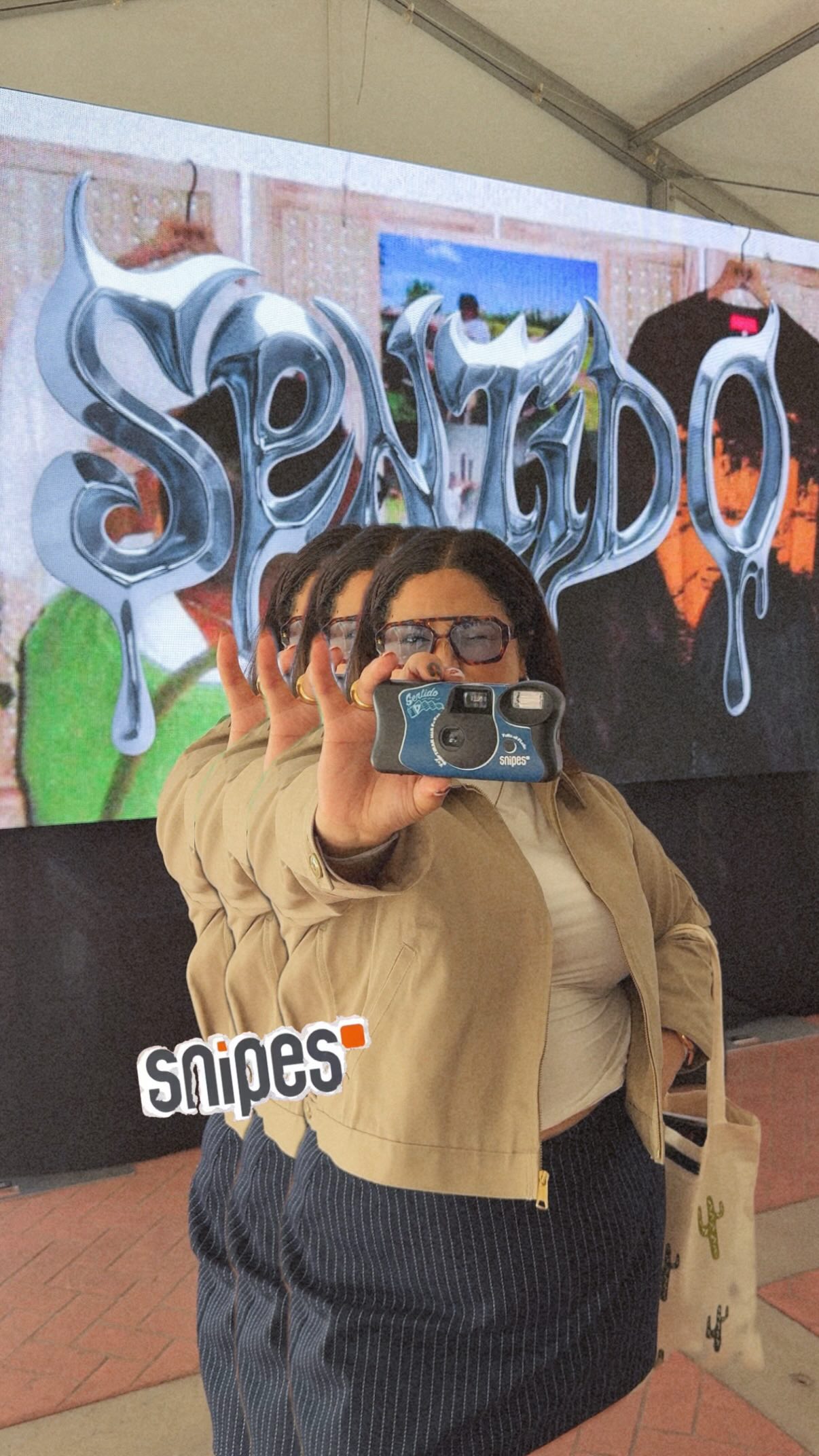 Instagram post by @savxrivera for Snipes USA. Caption reads: [...] @national_pr_museum #snipescreators....