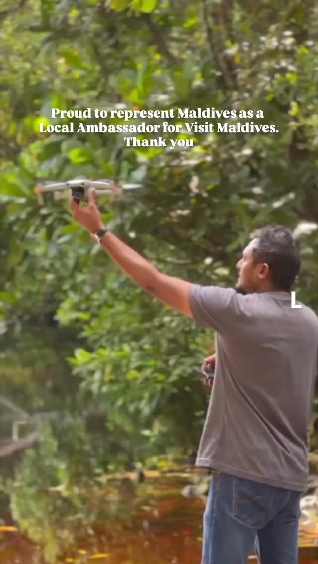 Instagram post by @natea23mv for Visit Maldives. Caption reads: [...] Maldives as a Local Ambassador for Visit....