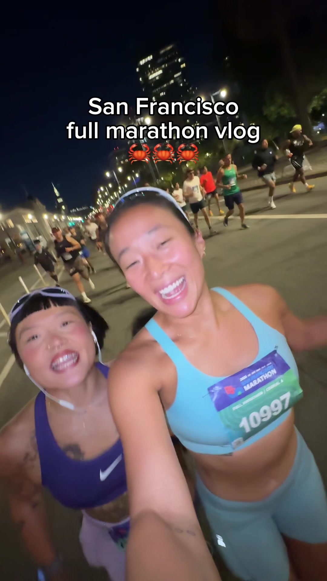 TikTok post by @nadyaokamoto for Bombas. Caption reads: [...] don’t have blisters thx to my @Bombas....