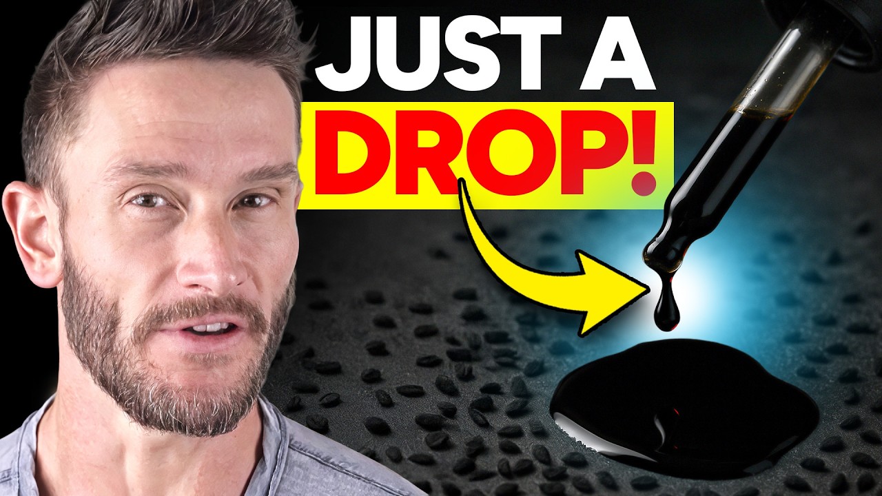 YouTube post by @ThomasDeLauerOfficial for Thrive Market. Caption reads: Just 2 Drops Daily Stops Insulin Resistance....