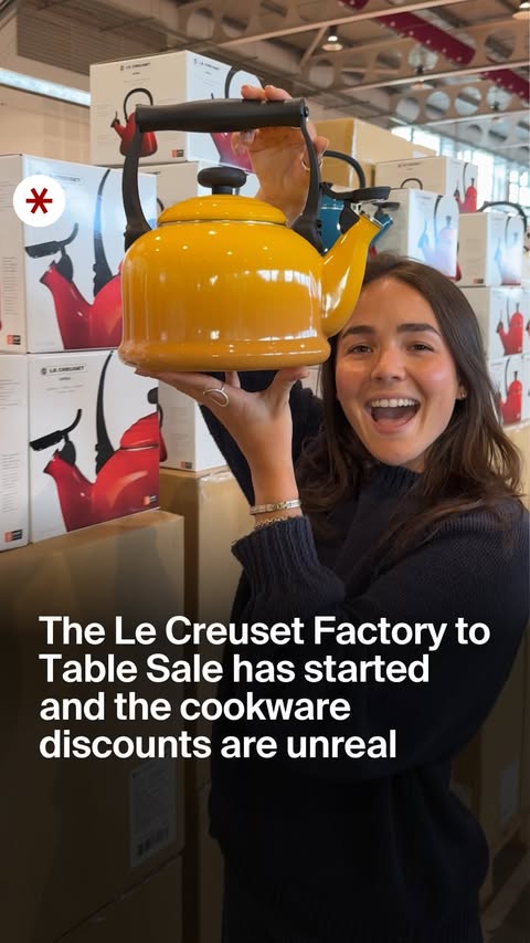 Instagram post by @secretmanchester for Le Creuset. Caption reads: [LINK IN BIO] We’re in @lecreusetuk heaven....