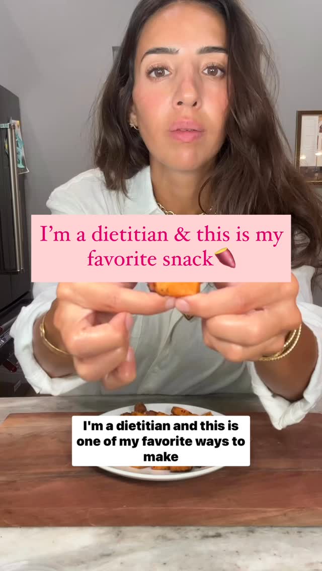 Instagram post by @momnutritionist for NC Sweetpotatoes. Caption reads: [...] SweetPotatoes Ingredients: 2 medium....