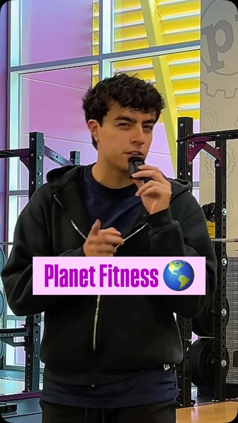 Instagram post by @diego_mxrtinez for Planet Fitness. Caption reads: [...] while chasing your dreams. 🎬 @planetfitness....