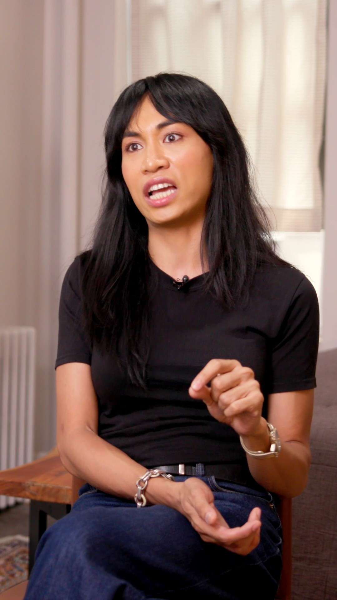 Instagram post by @veejayfloresca for Freeform. Caption reads: For Project Runway Season 21’s Veejay Floresca,....