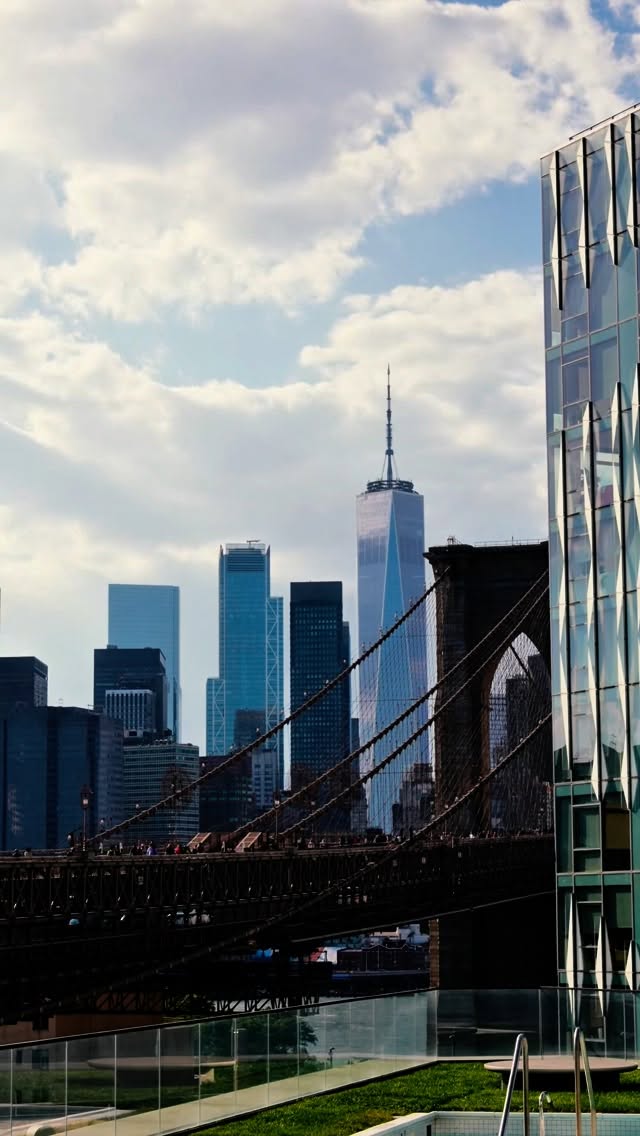 Instagram post by @thejessicapetersteam for Douglas Elliman. Caption reads: Game. Set. Matcha.
— 
Olympia Dumbo’s sky-high....