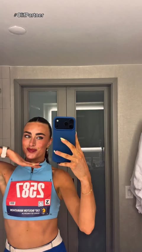 Instagram post by @nicosheri for CLIF BAR. Caption reads: [...] I am now!! Which is why partnering with....