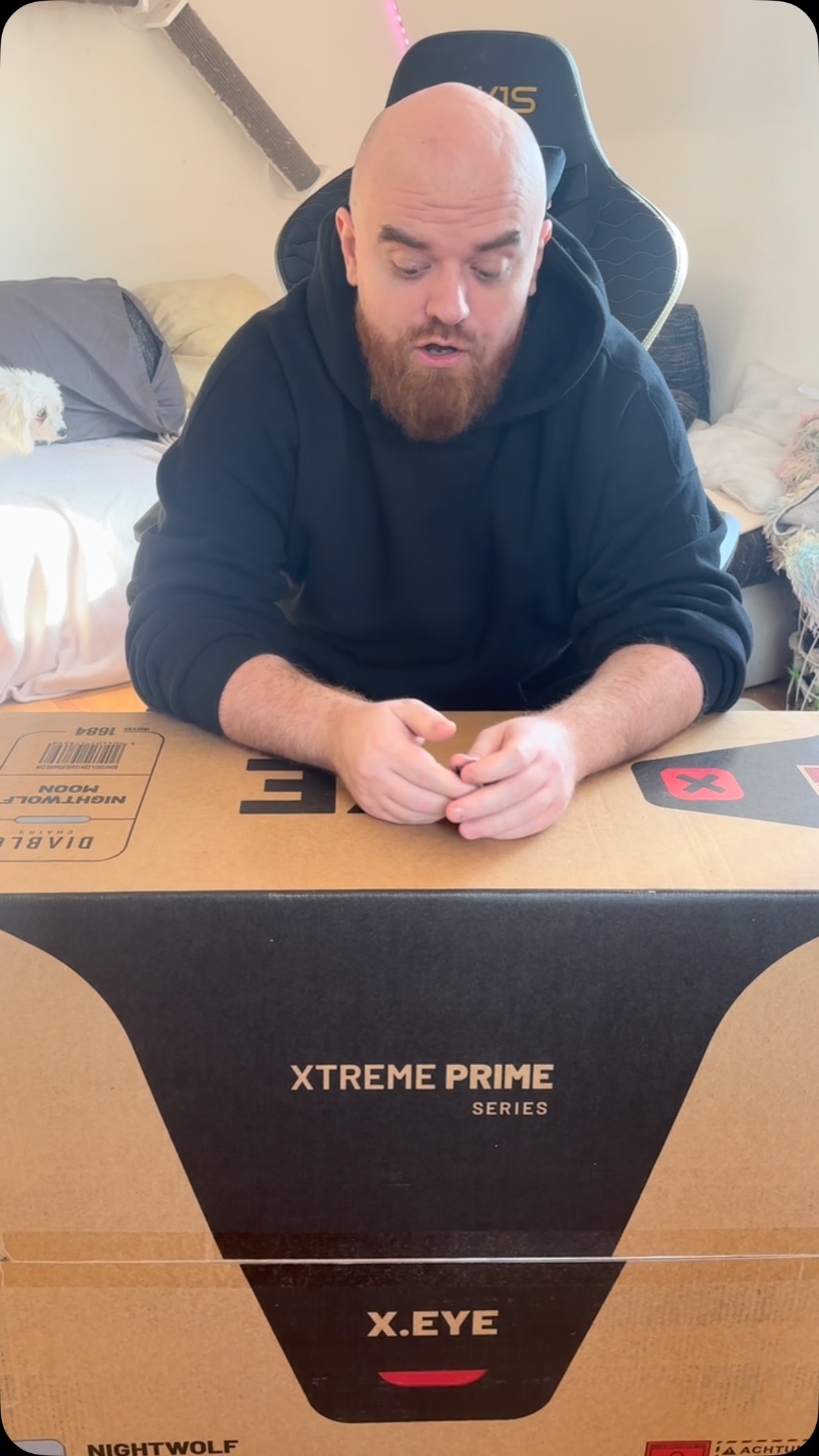 Instagram post by @zolik22 for Diablo Chairs. Caption reads: Do 19.02 zlava 10% s kodom zolik10 na diablo.com....