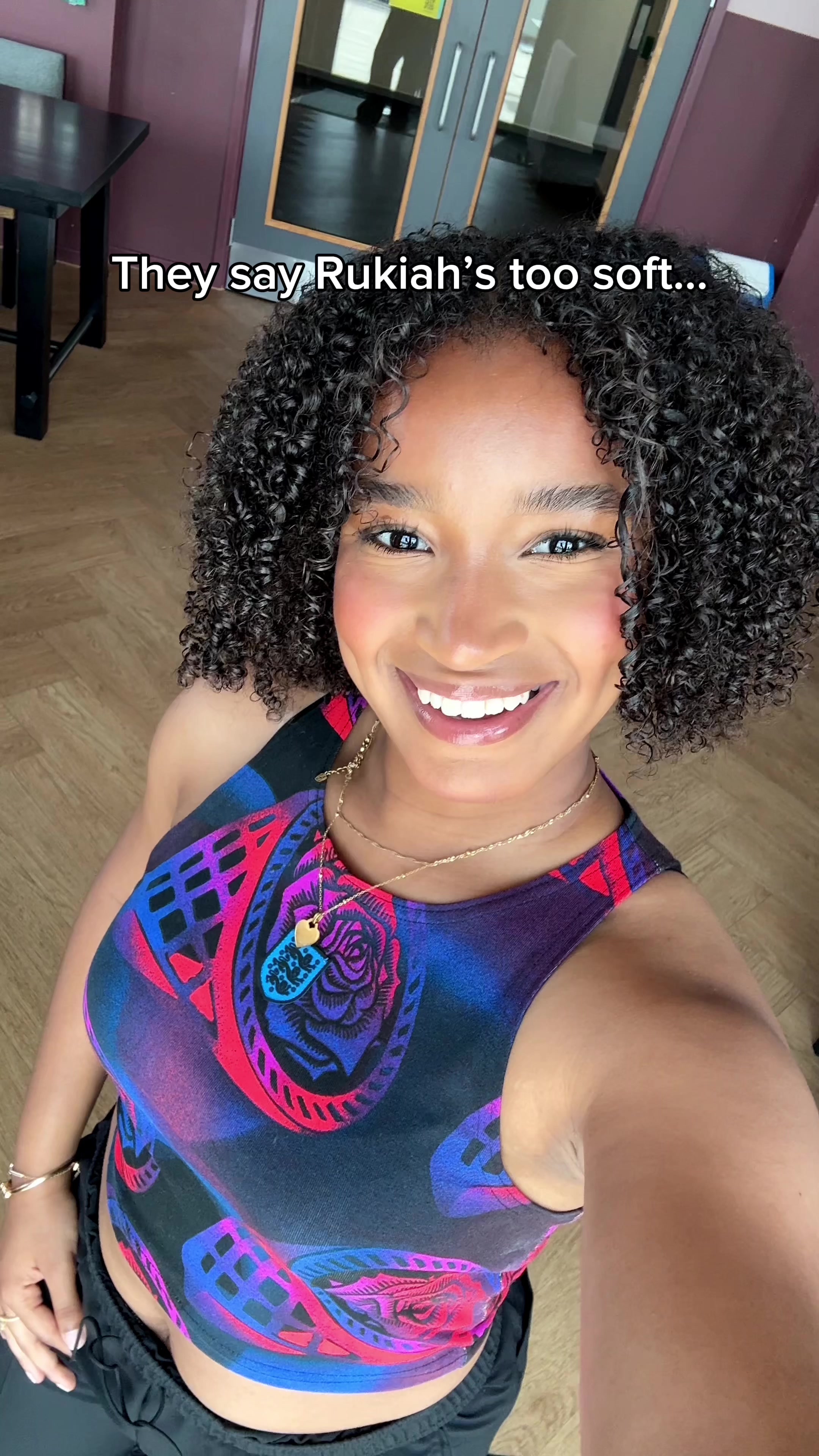 TikTok post by @rukiah.ally2 for Nike. Caption reads: Scary Good with @Nike  #NikeFootball #ScaryGood....