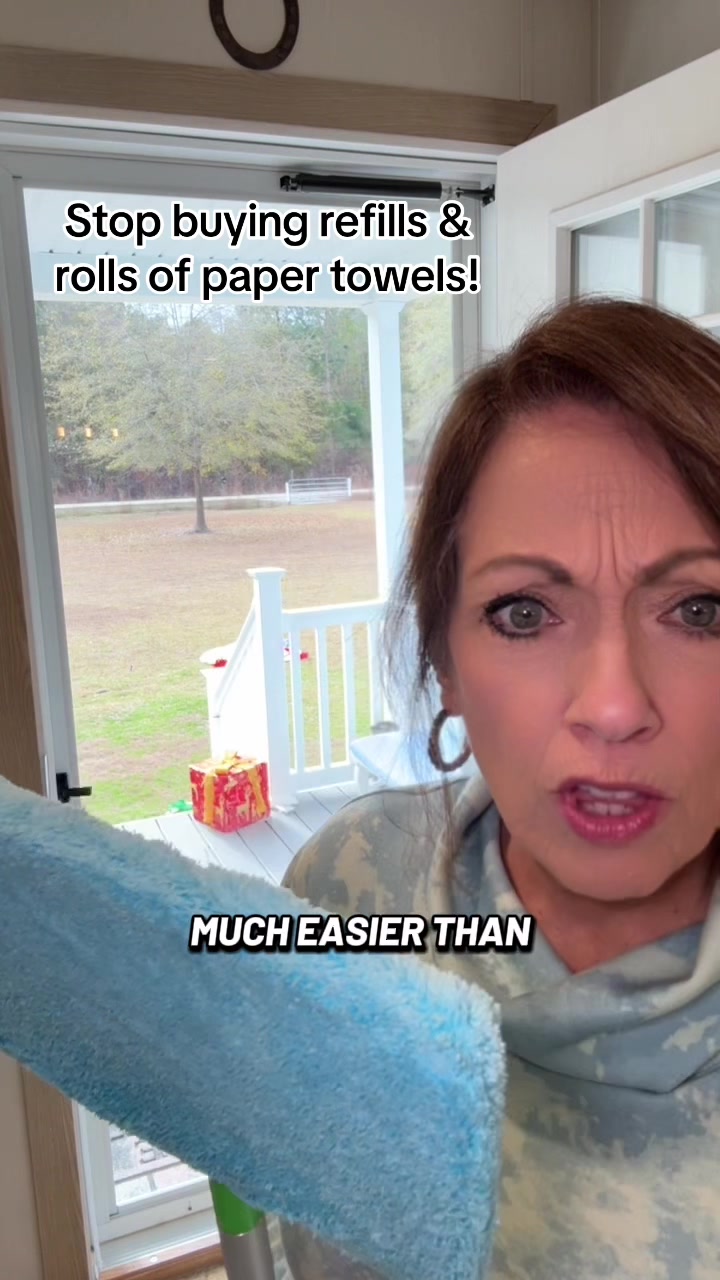 TikTok post by @cowboykisses7 for KEEPOW. Caption reads: [...] #cleanfreak #cleaningcloth @KEEPOW_US....