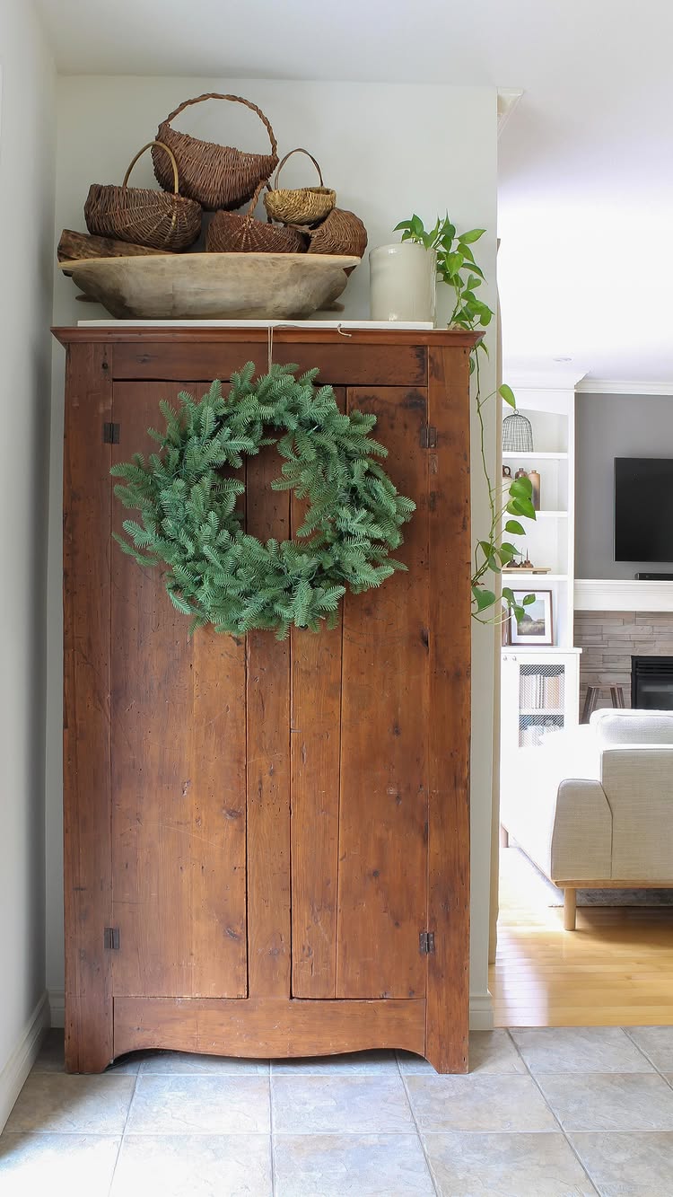 Instagram post by @dinasdigs for Balsam Hill. Caption reads: Have you started decorating yet?  I started this....