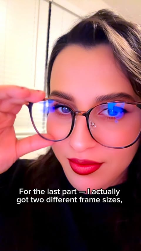 Instagram post by @by.cladys.usa for Firmoo. Caption reads: [...] cutest and most affordable frames from....