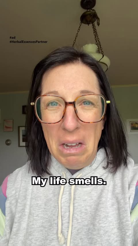 Instagram post by @immrsspacecadet for Herbal Essences. Caption reads: Not only are @herbalessences scents SO nostalgic....