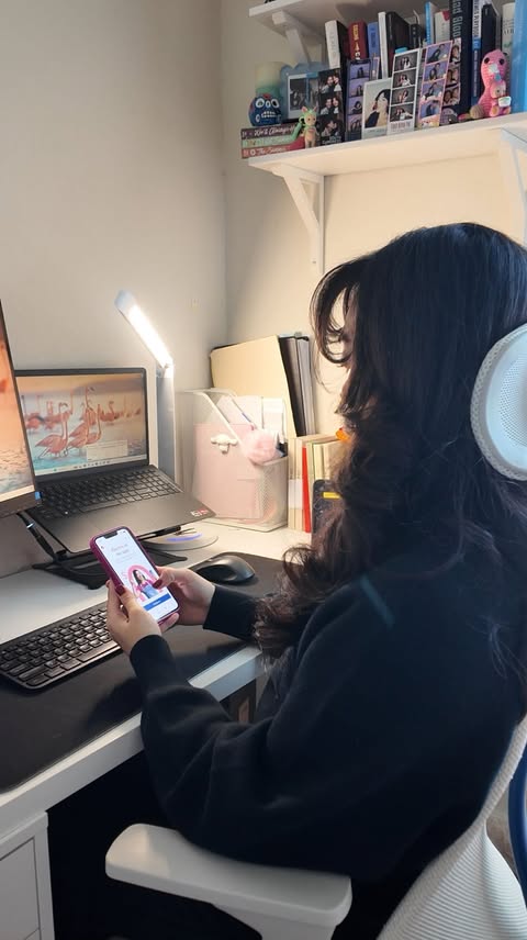 Instagram post by @xmichelletran for Intuit TurboTax. Caption reads: #ad #TurboTaxPartner If taxes stress you out every....