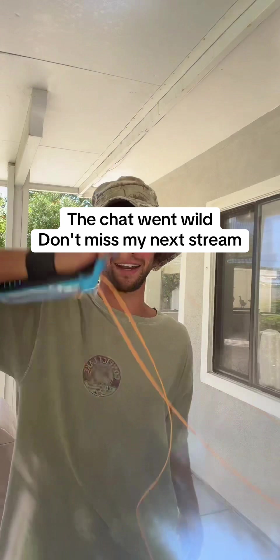 TikTok post by @camerondallas for ZipString. Caption reads: [...] next stream#tiktoklive #livehighlights....