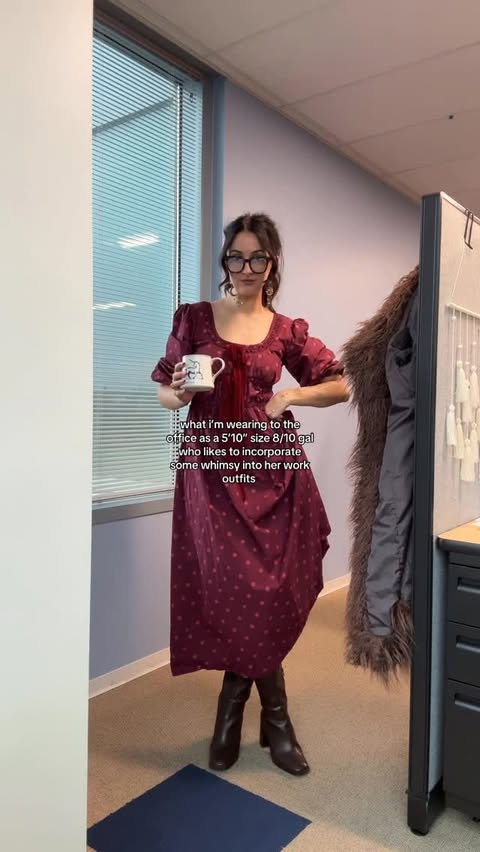 Instagram post by @alayna_mrk for Nuuly. Caption reads: [...] but how fun is this @damsonmadder dress from....