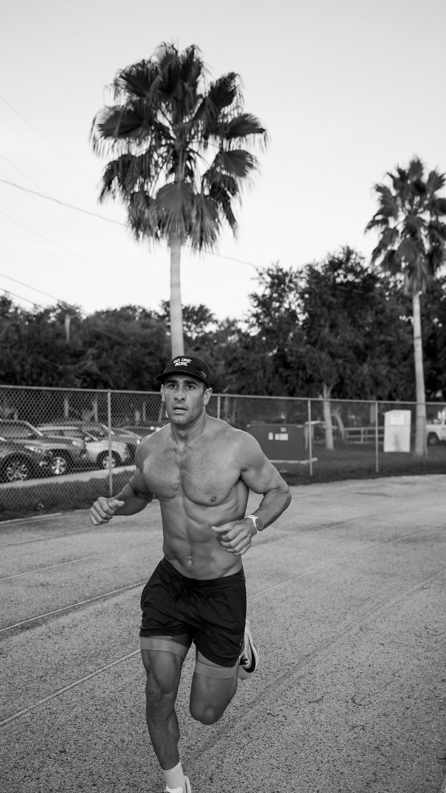 Instagram post by @joeymiuccio for NordicTrack. Caption reads: Morning routine training for an Ironman 

Brick....