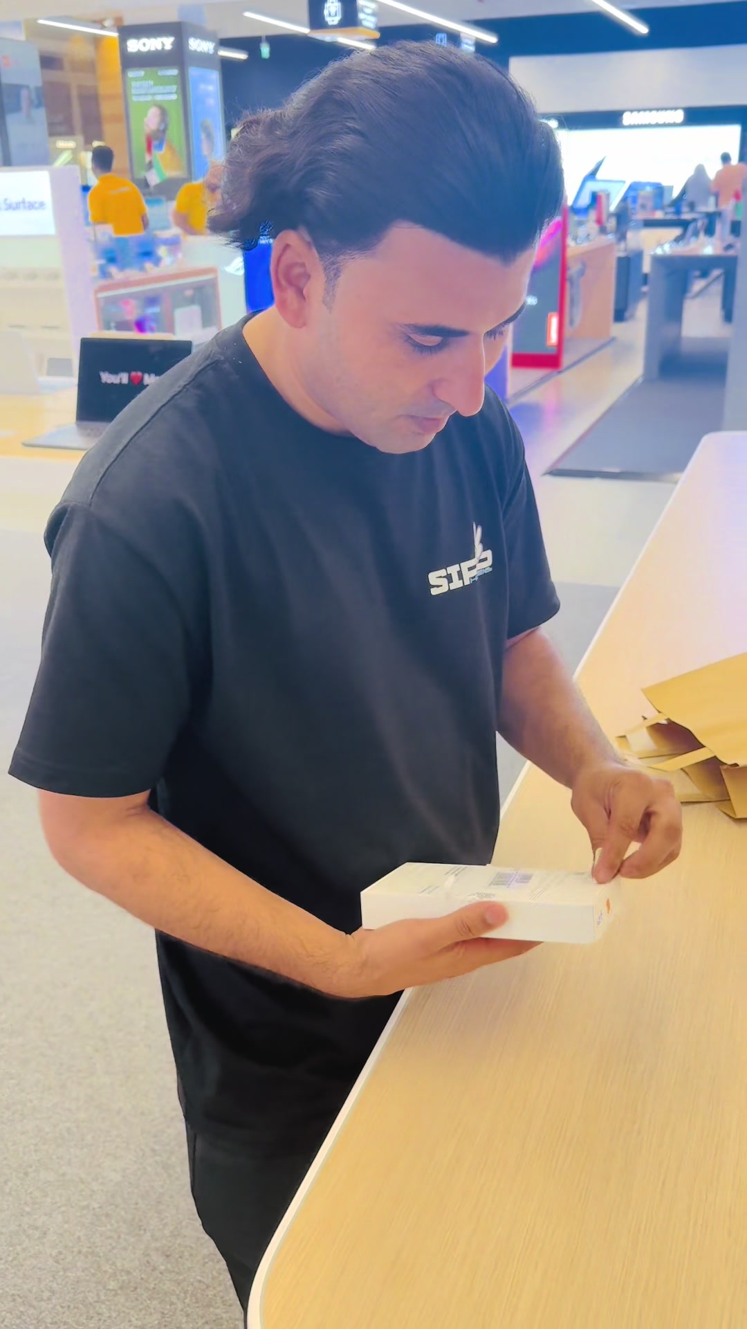 TikTok post by @armankhan1o1 for Konami. Caption reads: Alhamdulillah Unboxing 17 Pro Max❤️🎂....