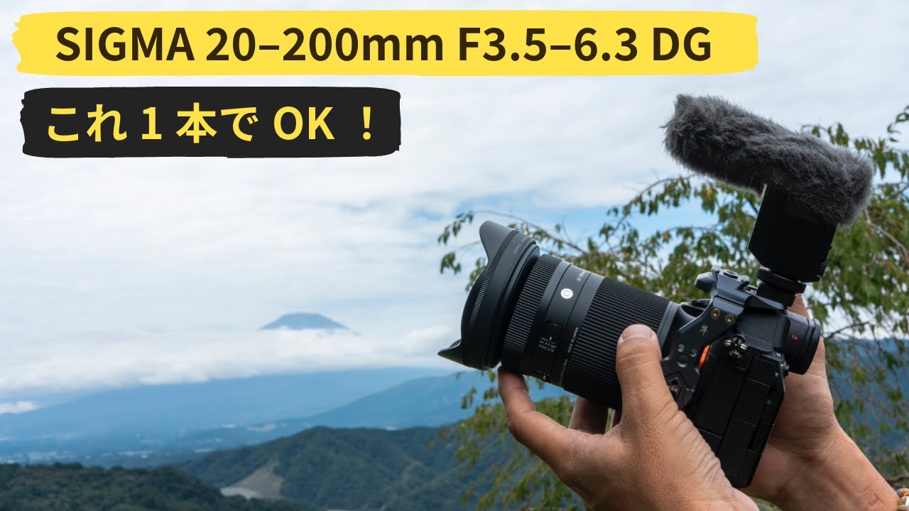 YouTube post by @thenoriito for Ulanzi. Caption reads: Sigma introduces a high-magnification zoom lens....