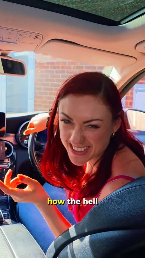 Instagram post by @candylisaxo for Carly Connected Car. Caption reads: Your car is hiding more information than you....