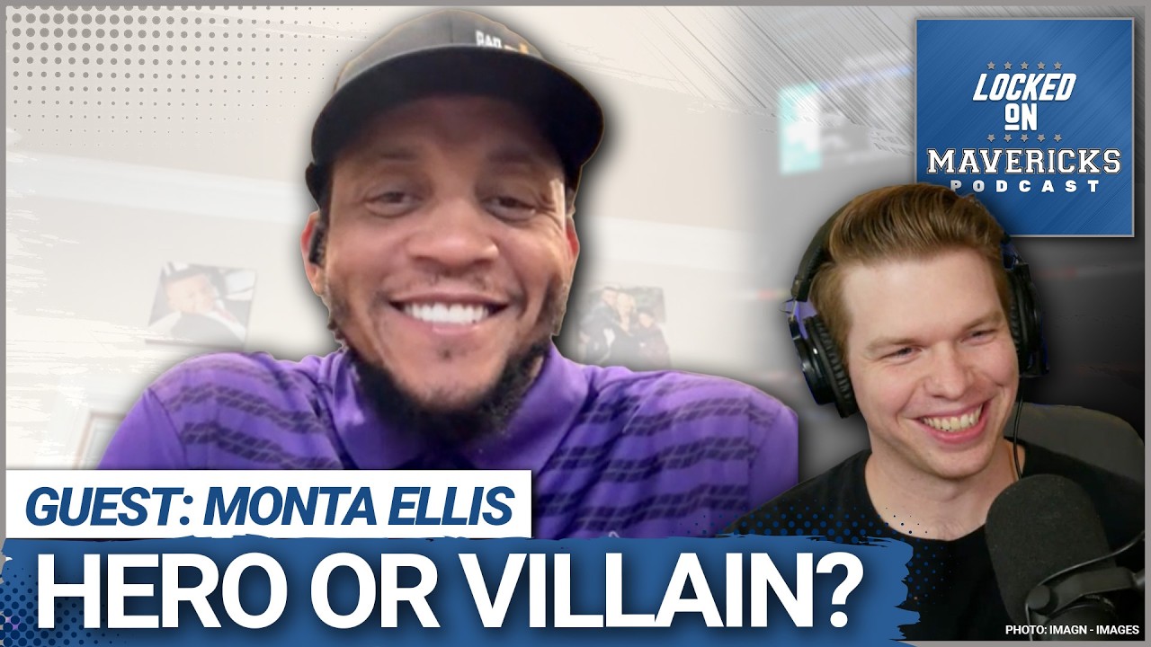 YouTube post by @LockedOnMavericks for FanDuel. Caption reads: How the Mavs Made Monta Ellis Love Basketball....
