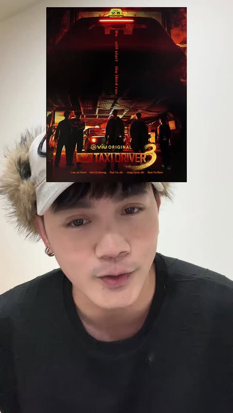 Instagram post by @rmenrico19 for Viu Indonesia. Caption reads: Taxi Driver 3 is out now and watch it only at....