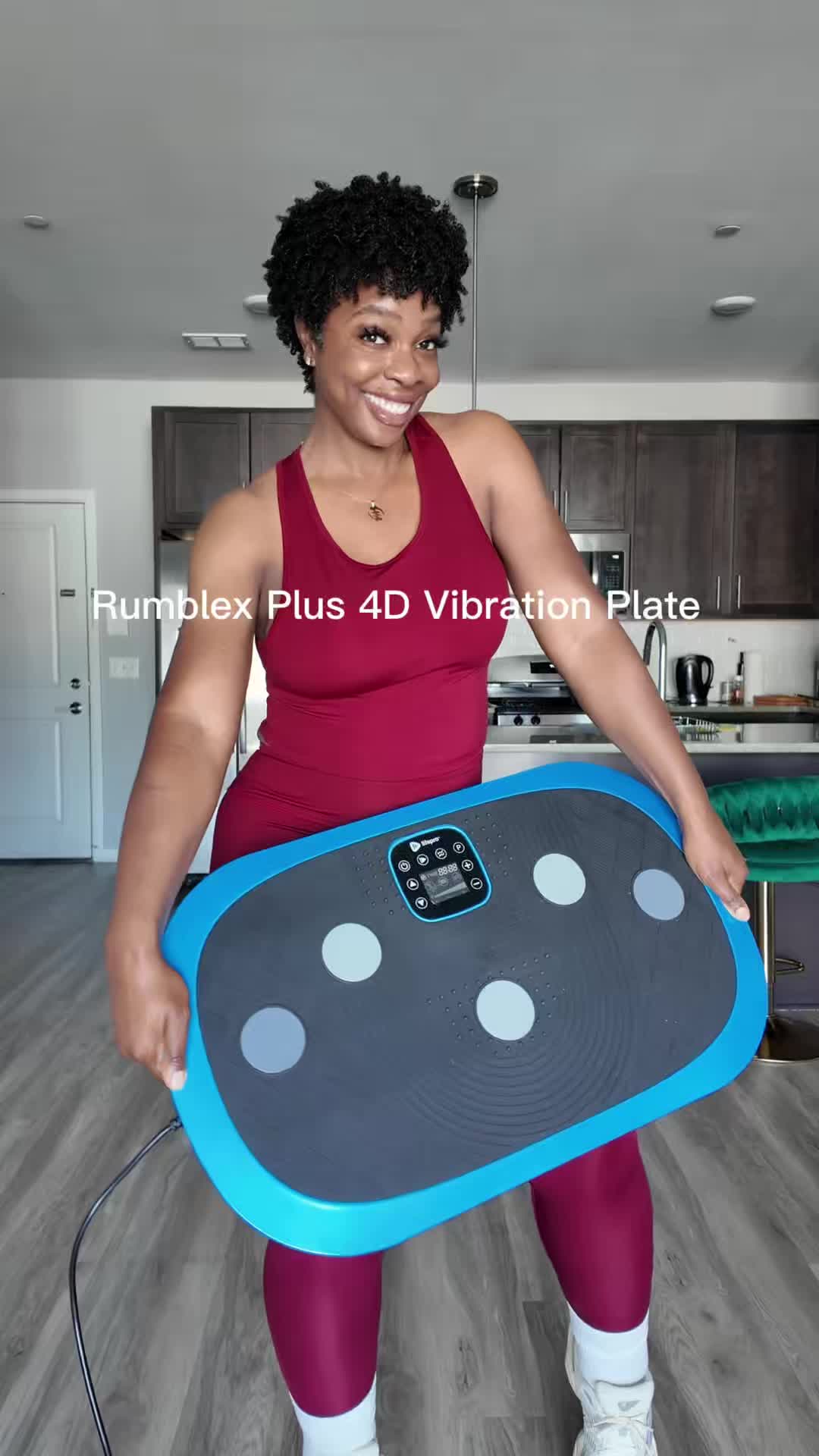 TikTok post by @anowaadjah for Lifepro Fitness. Caption reads: 🧘🏿‍♀️ How are you recovering after a long day?....