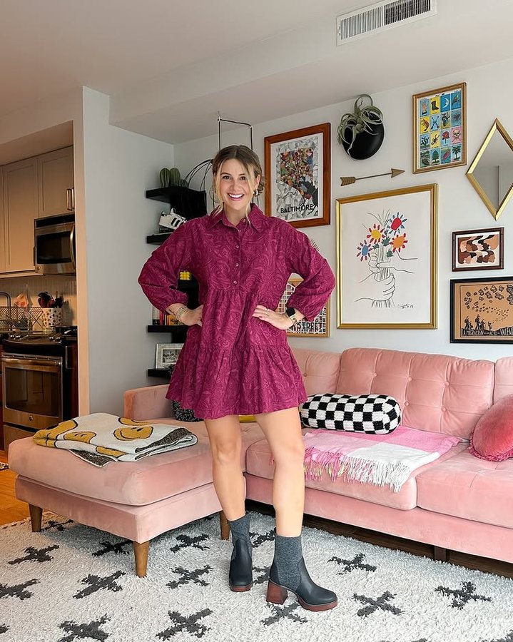 Instagram post by an influencer for Yellow Box. Caption reads: [...] now #ad All shoes are from @yellowbox ! See....