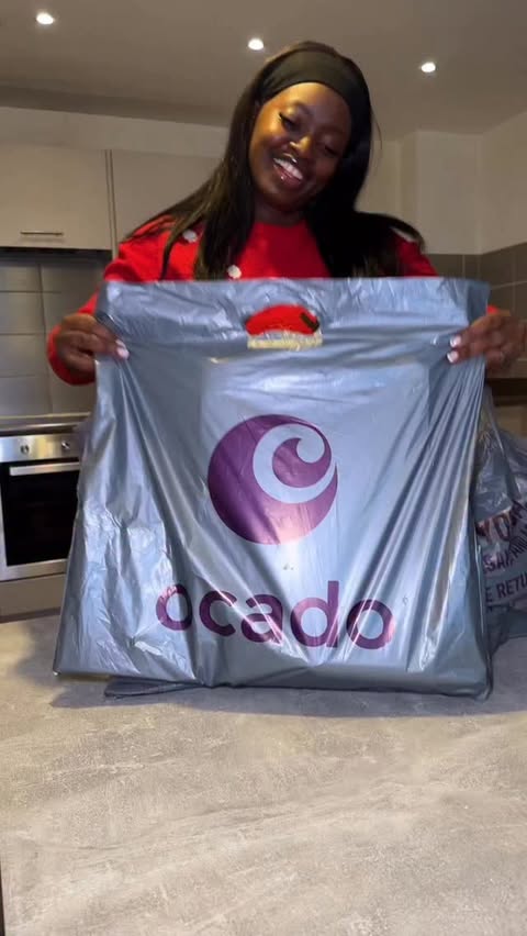 Instagram post by @fatimaflatt for Ocado. Caption reads: AD The girls had the best time baking and I owe it....