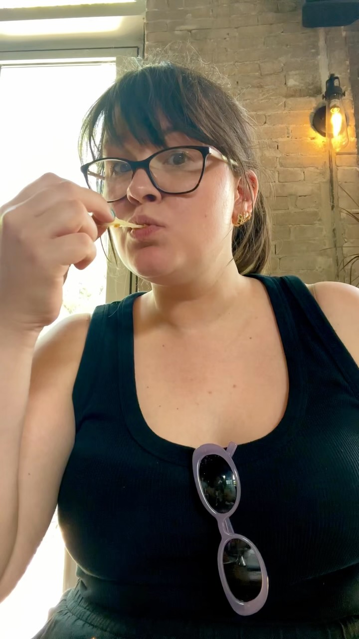 Instagram post by @cheezytalkwithmadelyn for Travel Wisconsin. Caption reads: I had an incredible trip to Wisconsin....